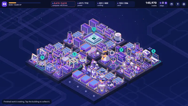 Level 55: four districts and every lot built
